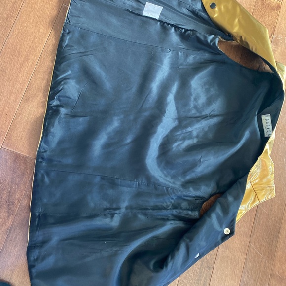 Vintage 80s Address Metallic Gold Vest Womens M - Picture 7 of 13